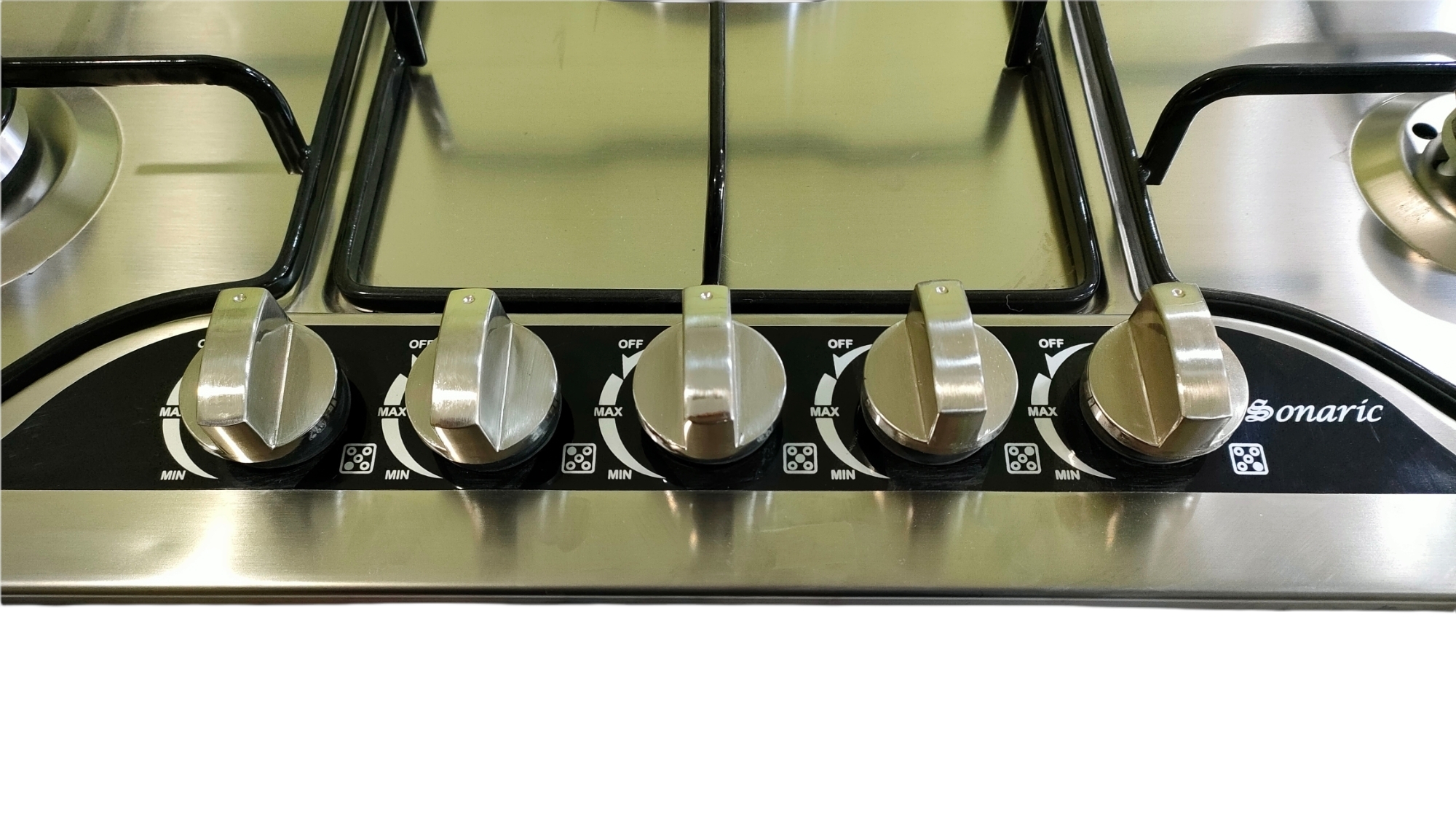 طاولة طبخ 5 شعلات plaque chauffante sonaric 5f inox