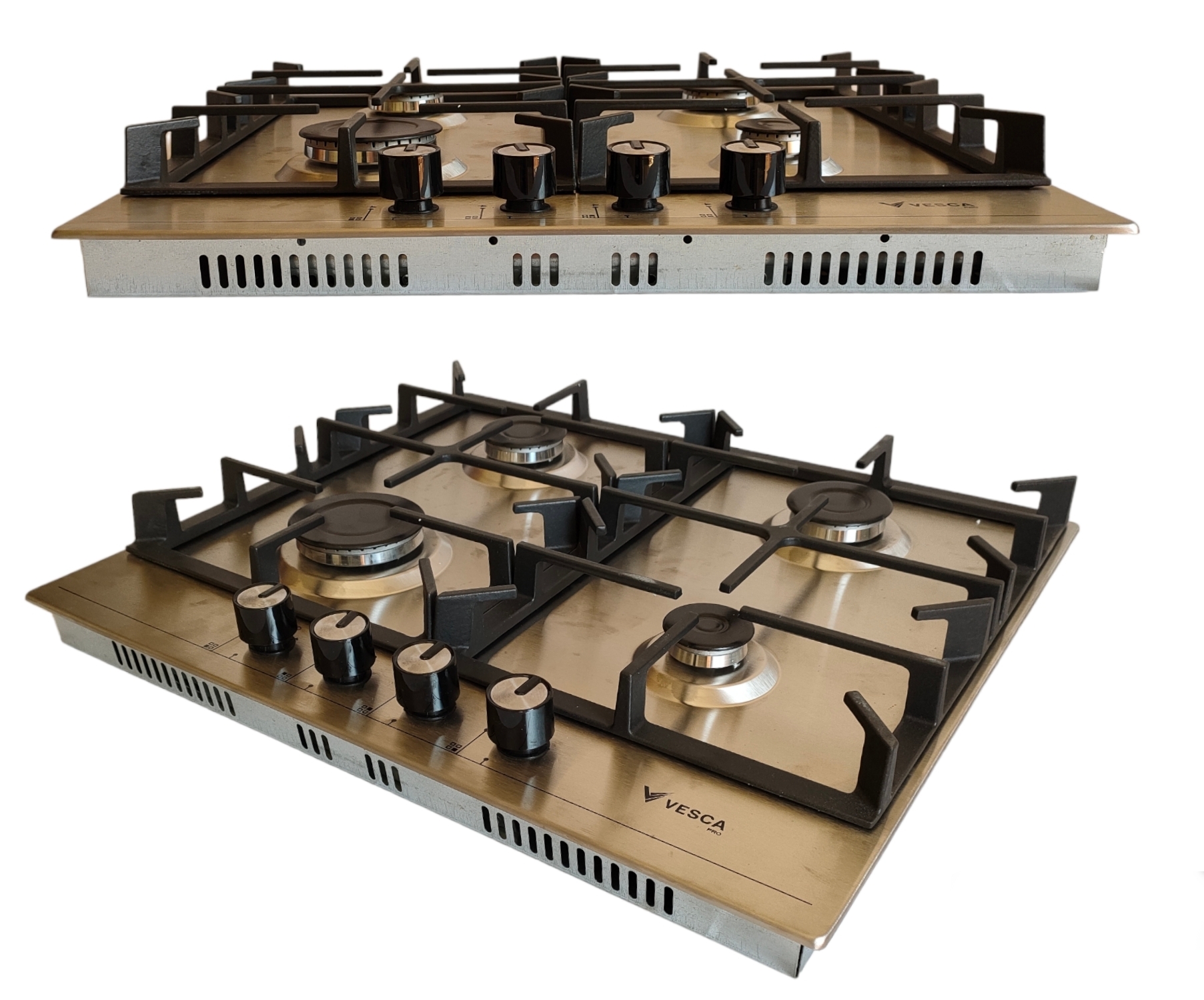 طاولة المطبخ .Plaque chauffante Vesca inox fonte HX_FFD