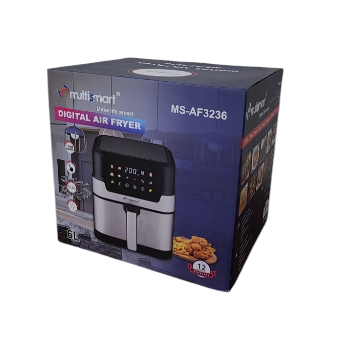 مقلاة هوائية  air fryer multismart   6لتر