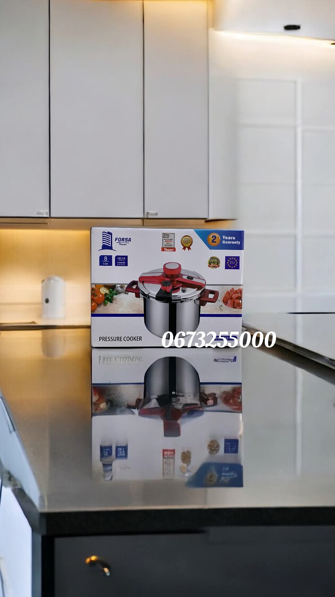 Cocotte 8L  forsa inox طنجرة الطهي
