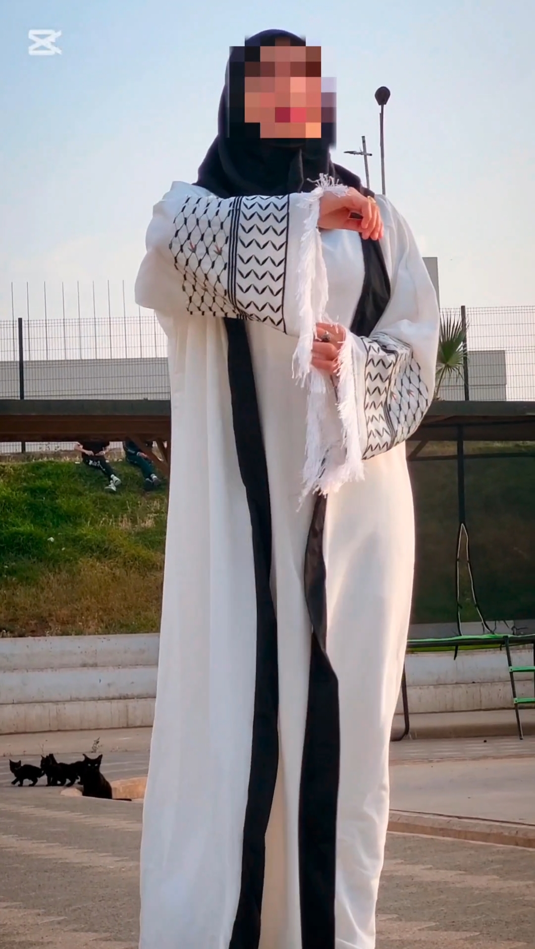 Abaya inspired palastin   🇵🇸