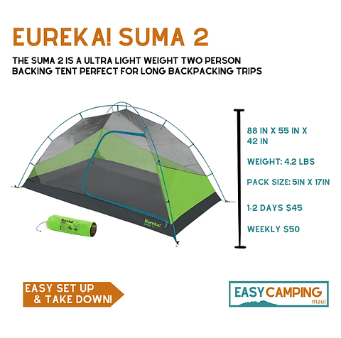 Tente de camping Eureka Suma 2