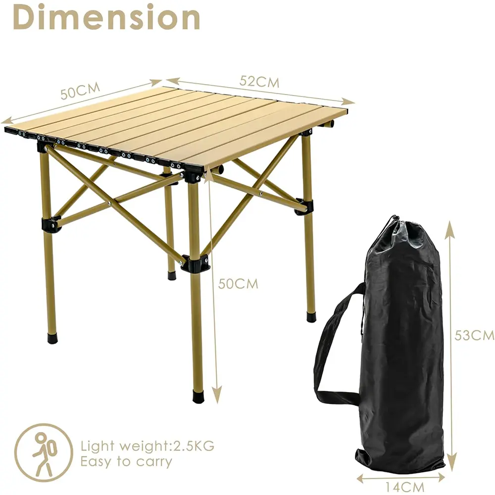 Table de comping démontable petit