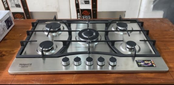 Plaque de cuisson Ariston inox fonte 5F 2psc