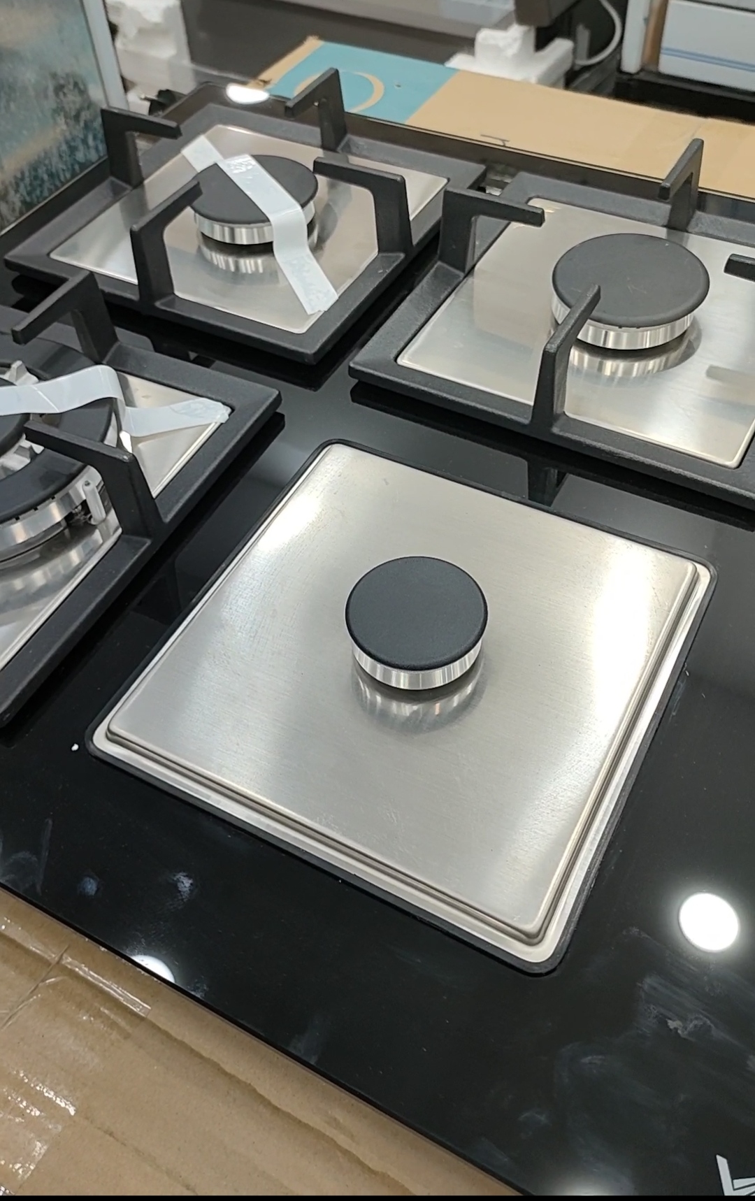 Plaque vesca céramique inox fonte 4f طاولة المطبخ سيراميك