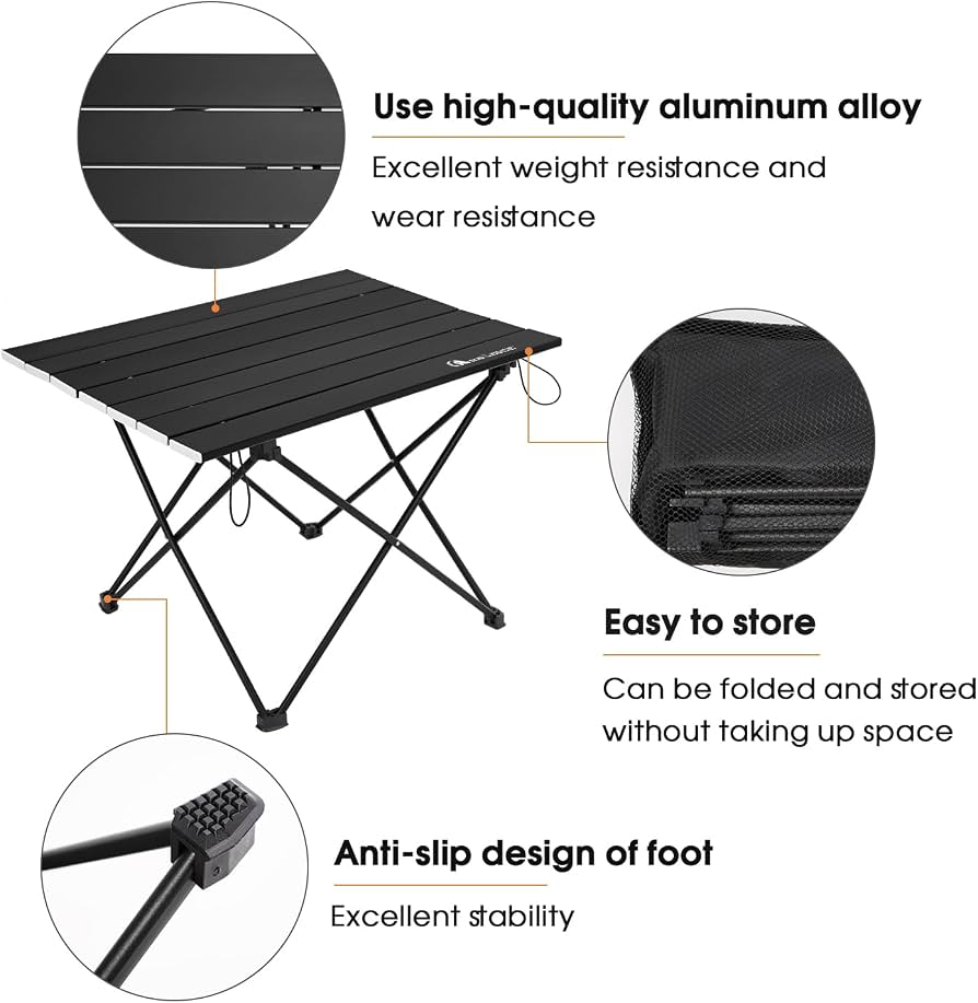 Table ultra légère aluminium