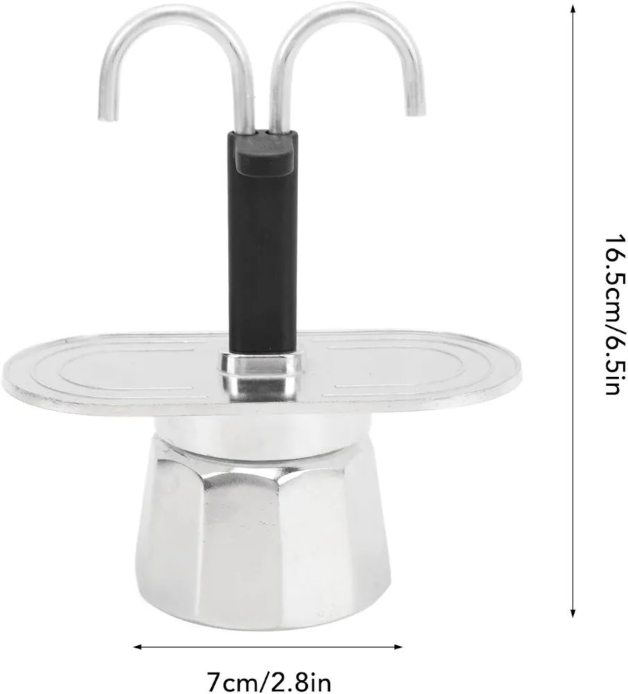 Aluminium Espresso maker 2 tasse